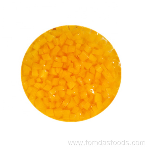 Yellow Peach Small Dices in A10 Can